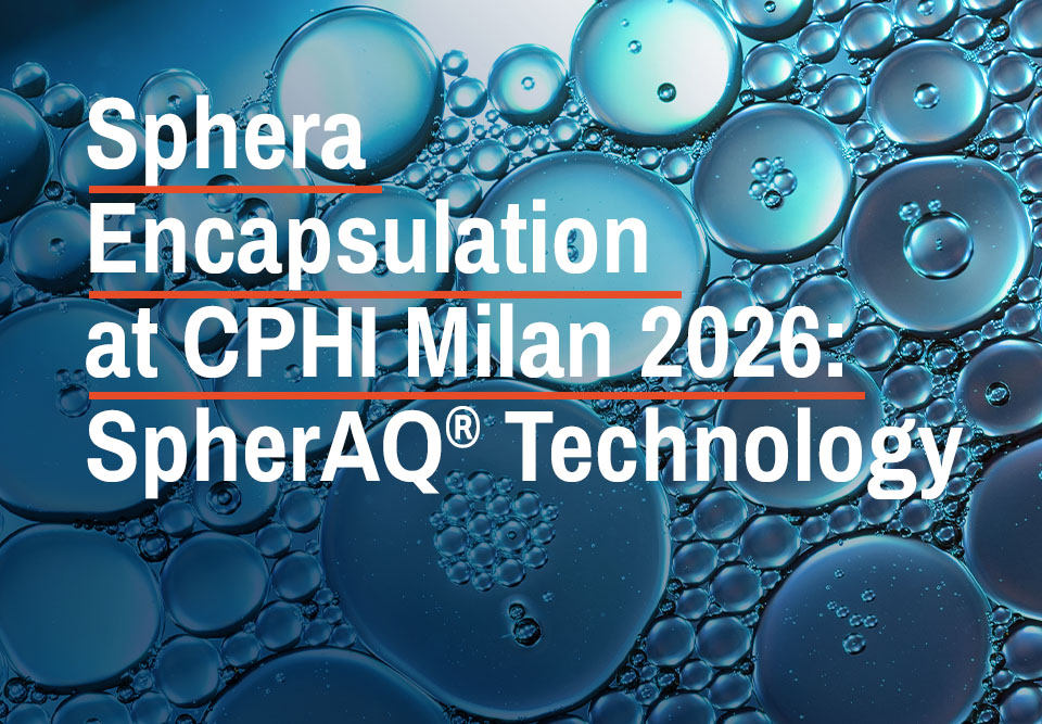 Sphera Encapsulation CPHI Milan 2026